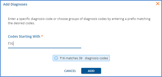 Add Group of Diagnoses to Problem