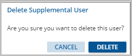 Delete Supplemental User Confirmation
