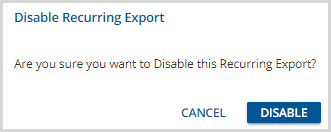 Disable Recurring Job Confirmation
