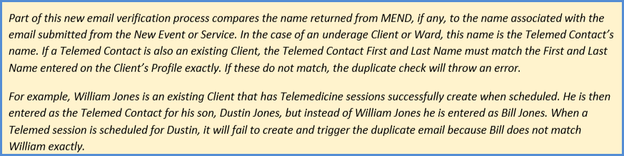 Telemed Contact Important Information