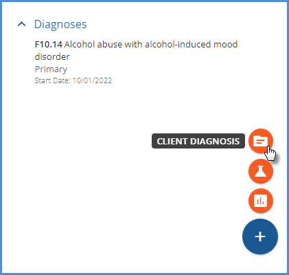 Diagnoses from the Clinical Hub