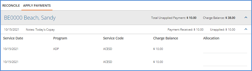 Client Payments for Services Without a Program Issue Addressed