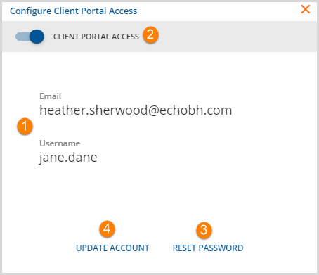 Manage Client Portal Access