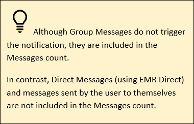 Messages Included in Count