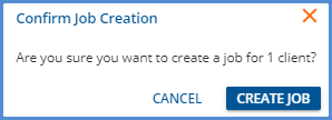 Confirm Job Creation