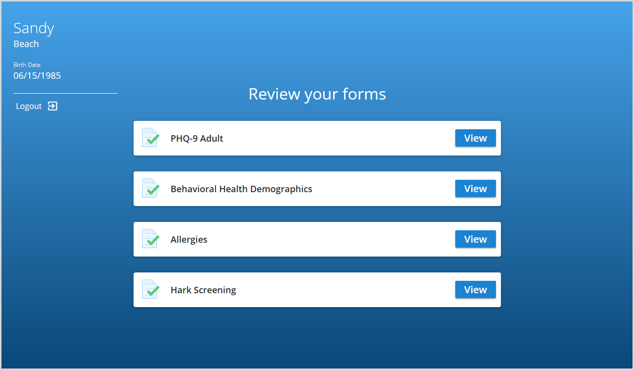 Review your forms
