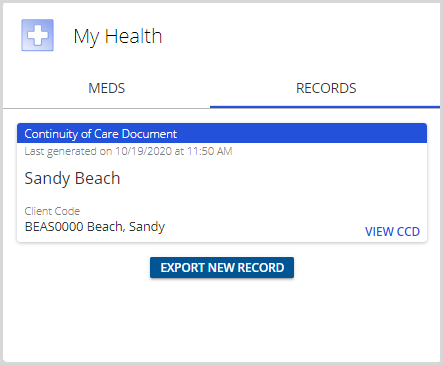 My Health Records Summary