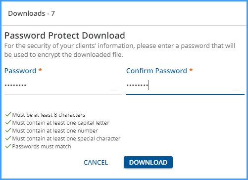 Password Protect Download